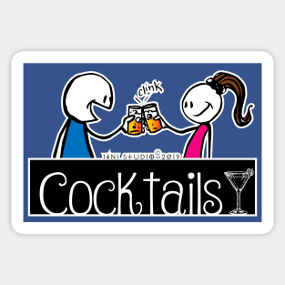 Cocktails anyone? Sticker